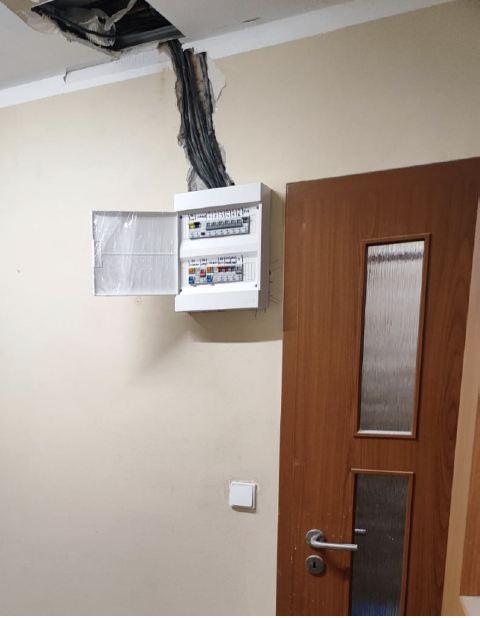Demontáž a montáž nového rozvaděče – po realizaci